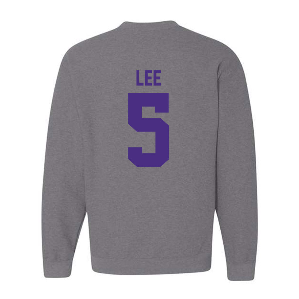 Northwestern - NCAA Baseball : Yonghoon Lee - Classic Shersey Crewneck Sweatshirt-1