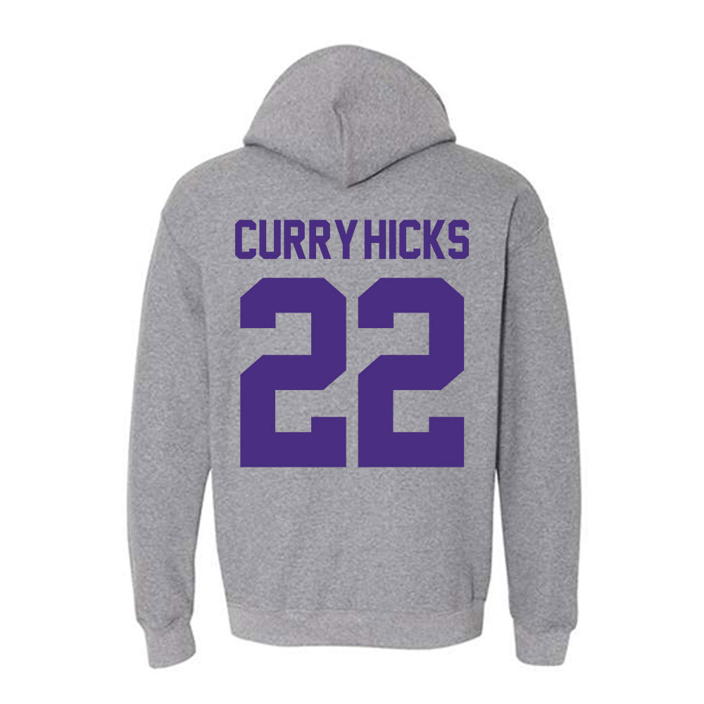 Northwestern - NCAA Football : Terrion Curry-Hicks - Classic Shersey Hooded Sweatshirt