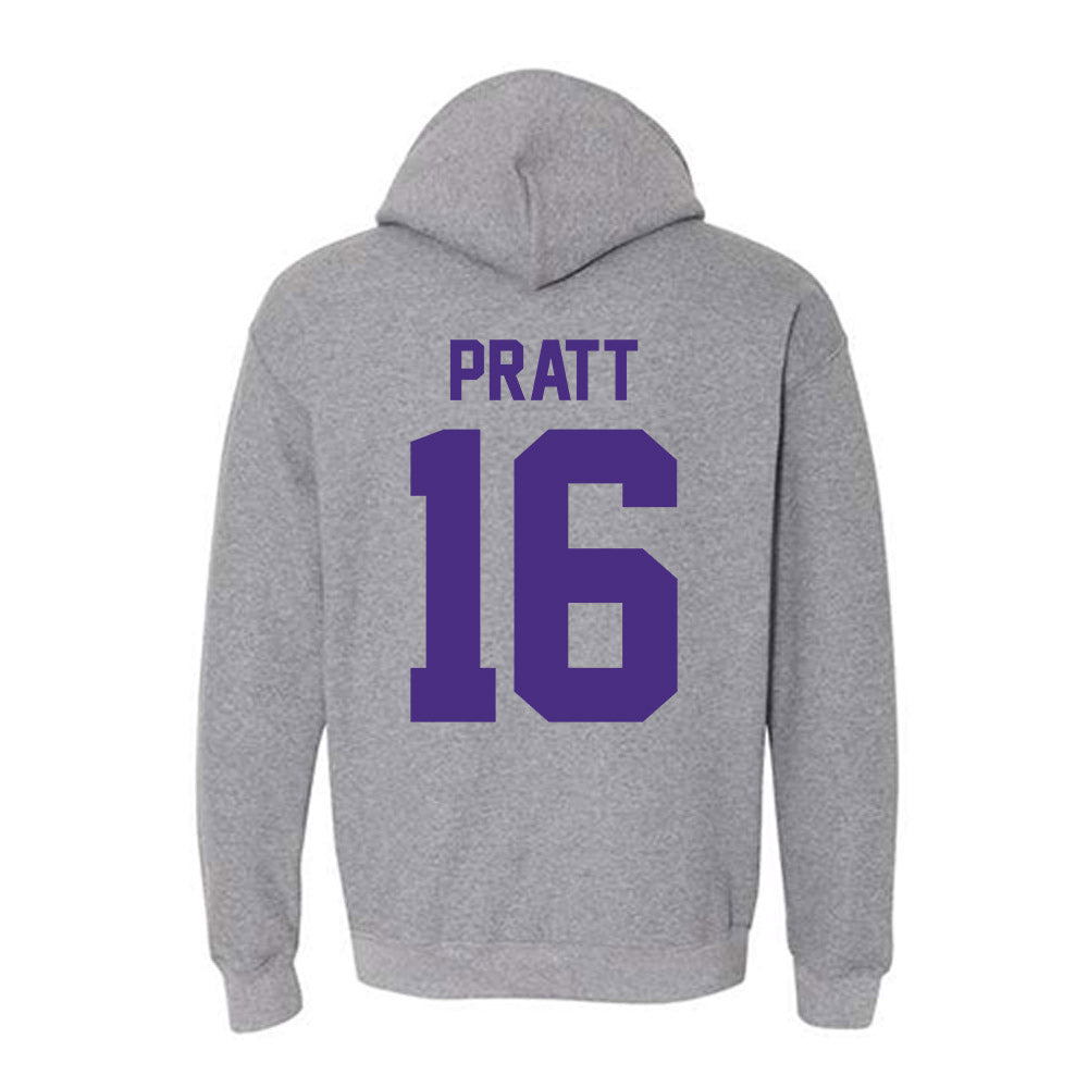 Northwestern - NCAA Women's Volleyball : Ava Pratt - Classic Shersey Hooded Sweatshirt-1