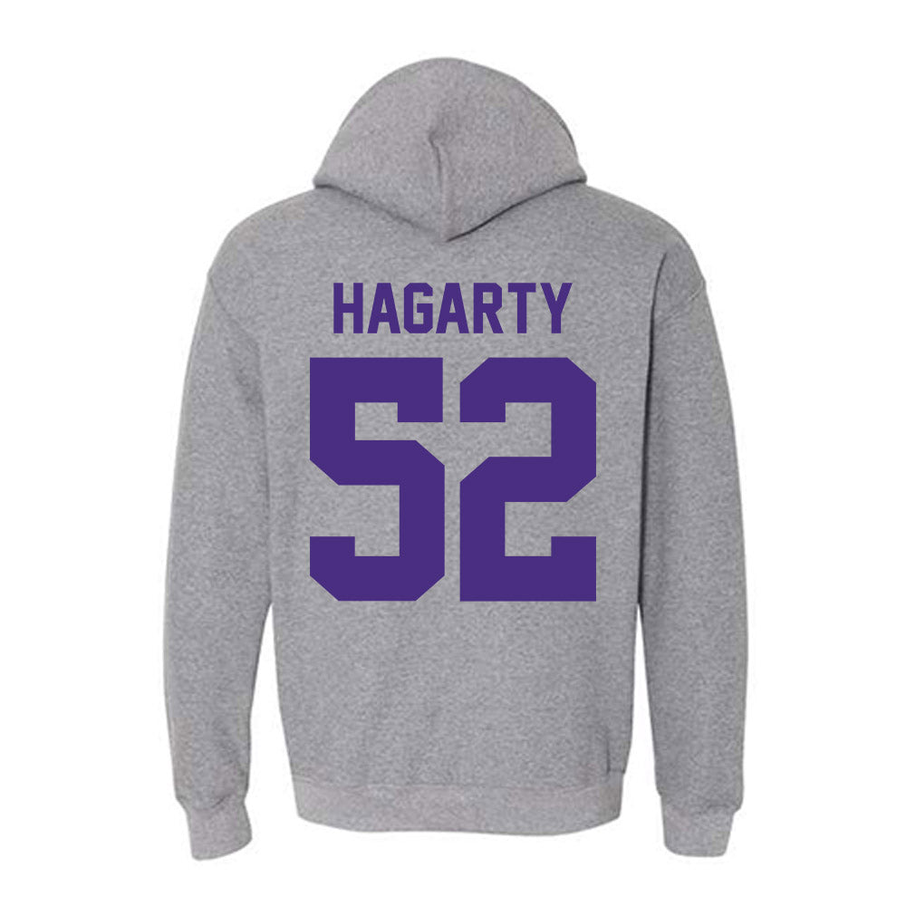 Northwestern - NCAA Football : Richie Hagarty - Classic Shersey Hooded Sweatshirt