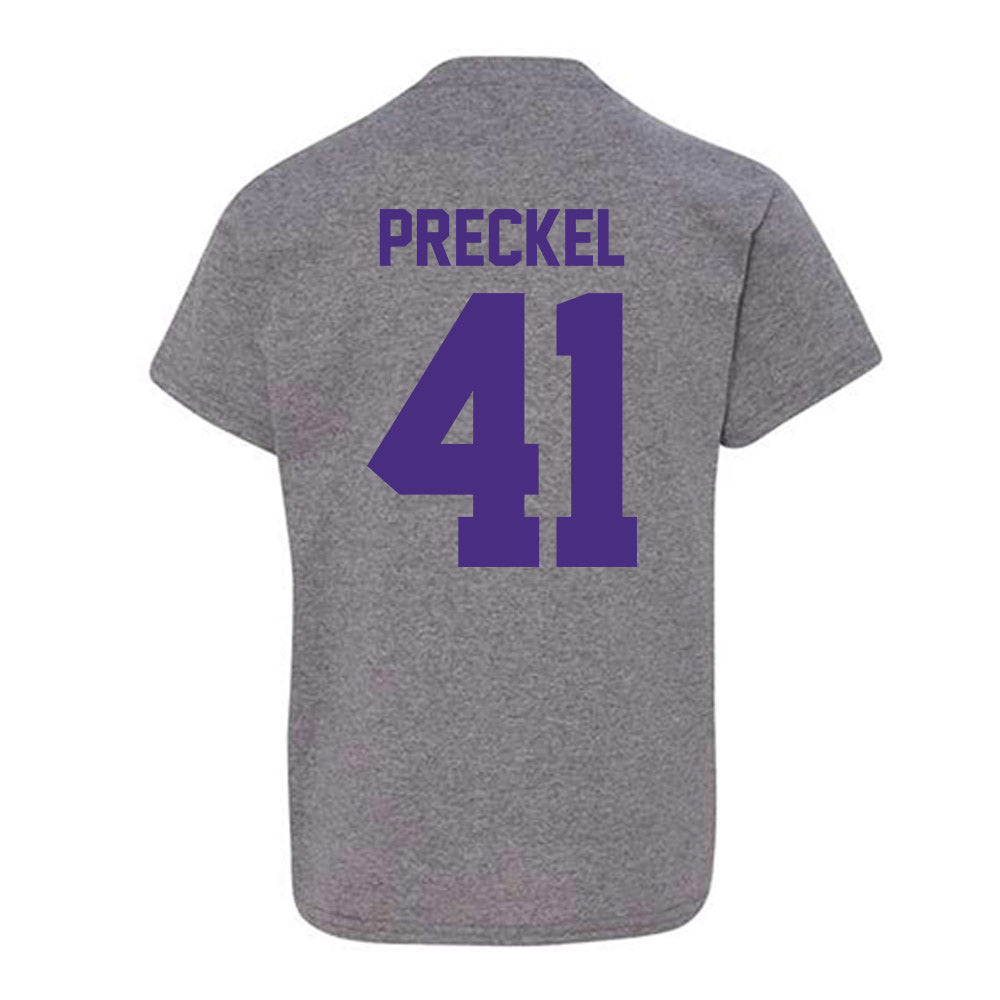 Northwestern - NCAA Football : Robby Preckel - Classic Shersey Youth T-Shirt-1