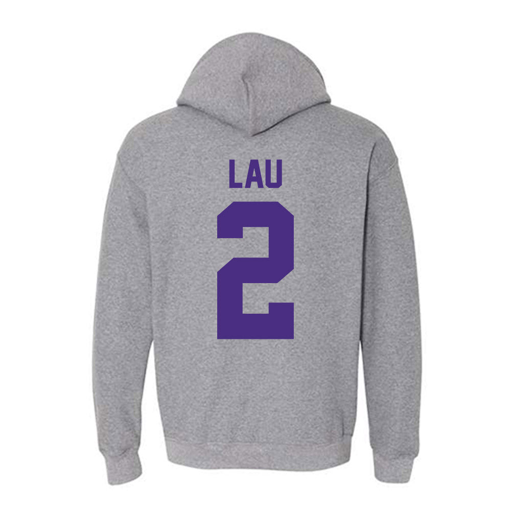 Northwestern - NCAA Women's Basketball : Caroline Lau - Classic Shersey Hooded Sweatshirt