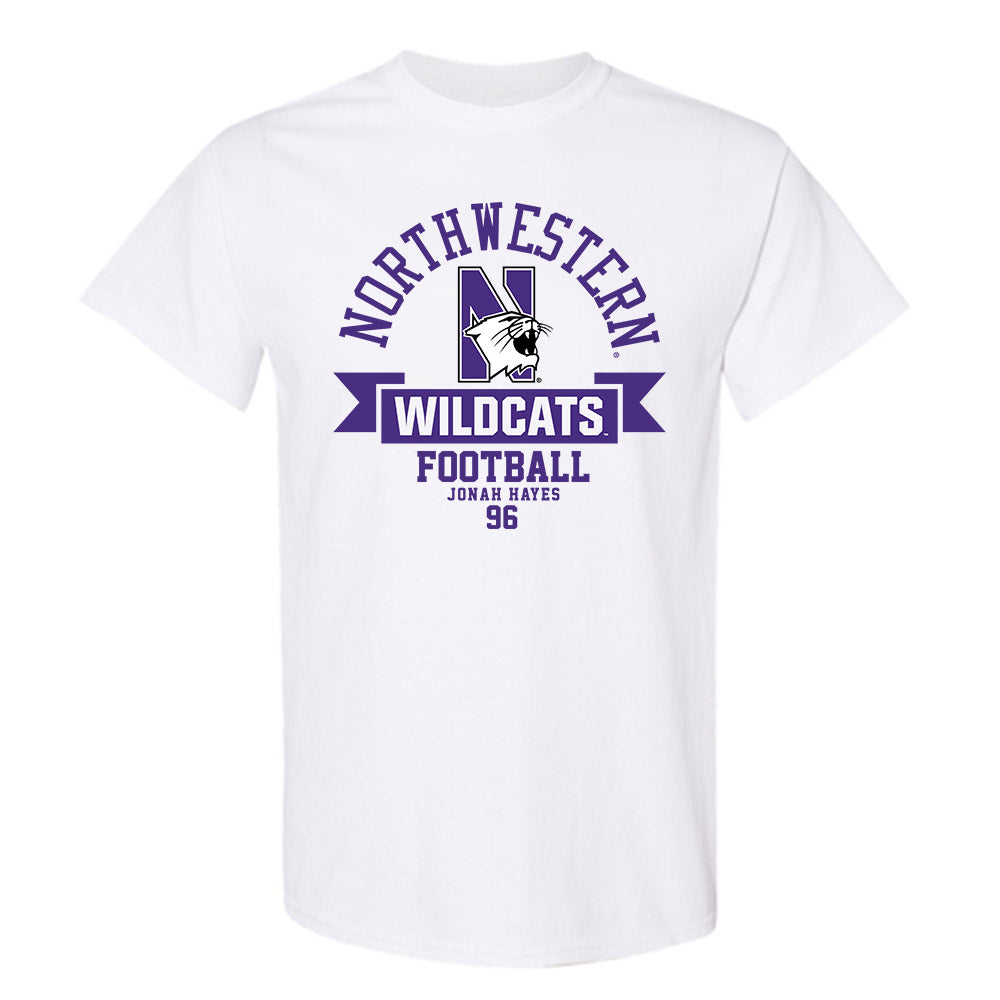 Northwestern - NCAA Football : Jonah Hayes - Classic Fashion Shersey T-Shirt-0