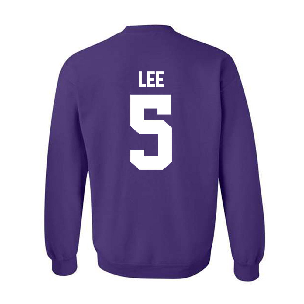 Northwestern - NCAA Baseball : Yonghoon Lee - Crewneck Sweatshirt-1