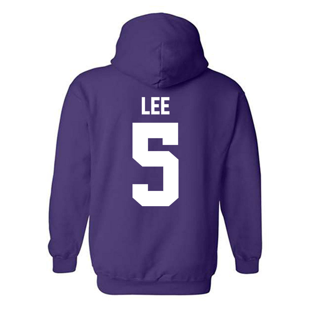 Northwestern - NCAA Baseball : Yonghoon Lee - Hooded Sweatshirt-1