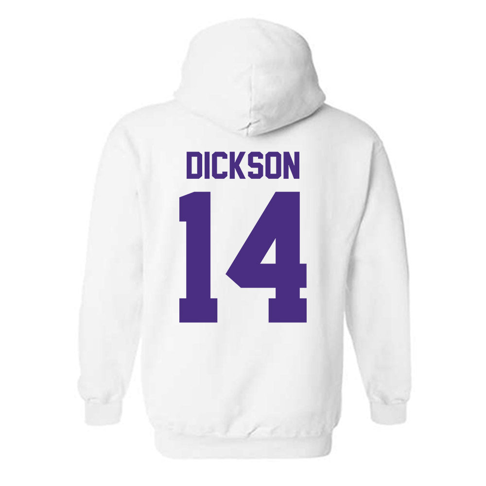 Northwestern - NCAA Baseball : Drew Dickson - Sports Shersey Hooded Sweatshirt