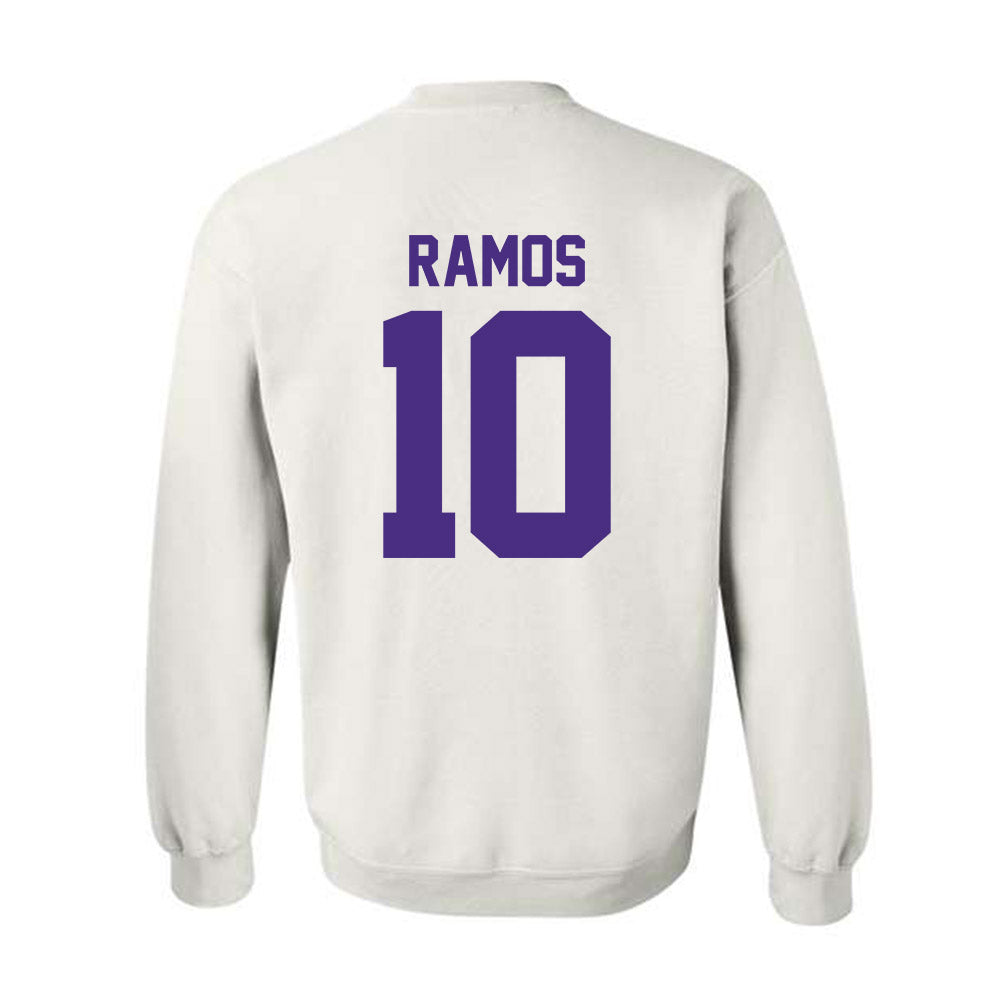 Northwestern - NCAA Baseball : Josh Ramos - Sports Shersey Crewneck Sweatshirt