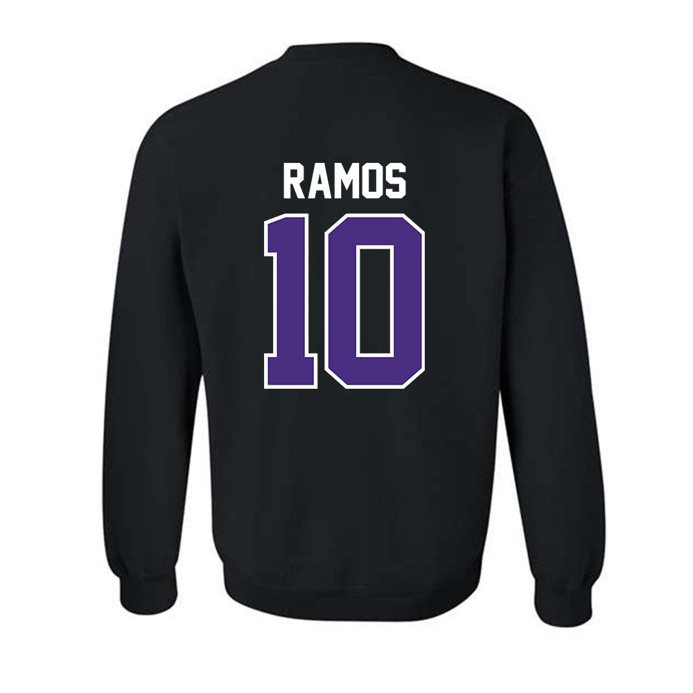 Northwestern - NCAA Baseball : Josh Ramos - Sports Shersey Crewneck Sweatshirt