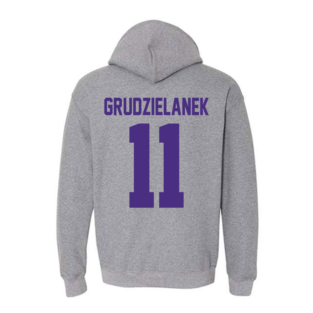 Northwestern - NCAA Softball : Riley Grudzielanek - Sports Shersey Hooded Sweatshirt-1