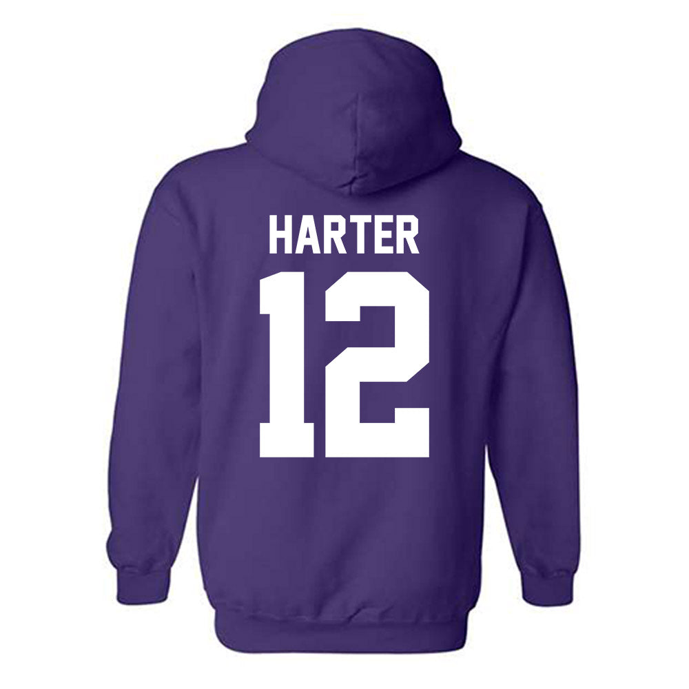 Northwestern - NCAA Women's Basketball : Casey Harter - Sports Shersey Hooded Sweatshirt