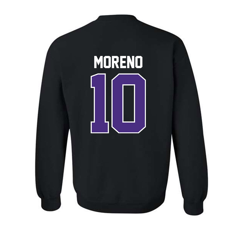 Northwestern - NCAA Women's Basketball : Sandra Moreno - Sports Shersey Crewneck Sweatshirt-1