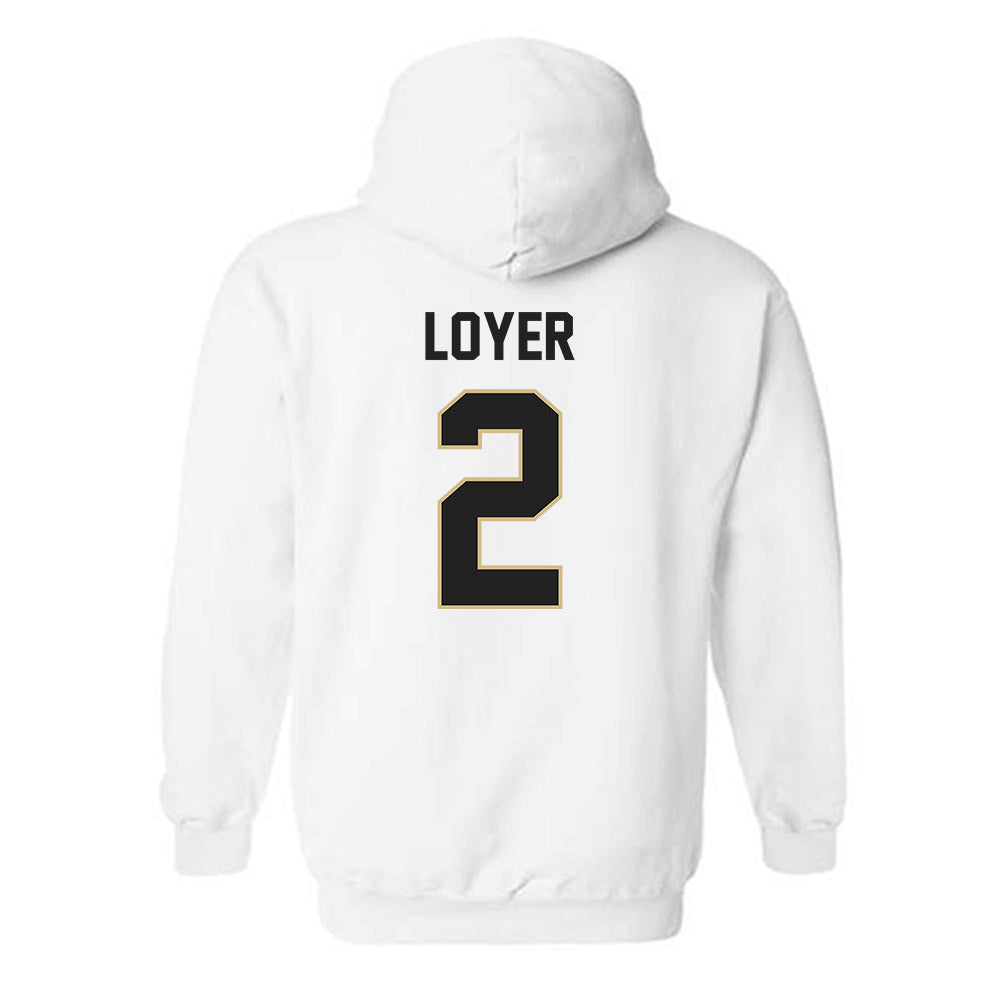 Purdue - NCAA Men's Basketball : Fletcher Loyer - Classic Shersey Hooded Sweatshirt-1