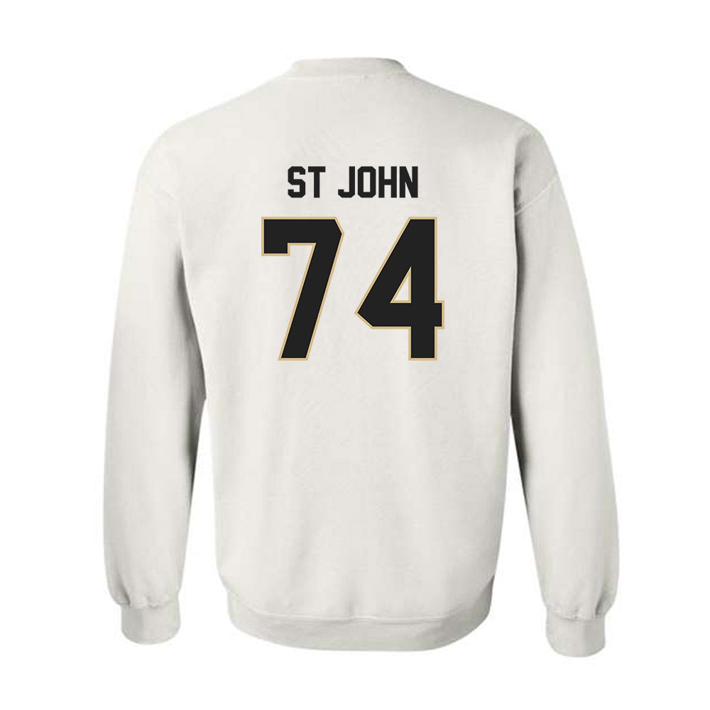 Purdue - NCAA Football : Jalen St John - Classic Shersey Crewneck Sweatshirt-1