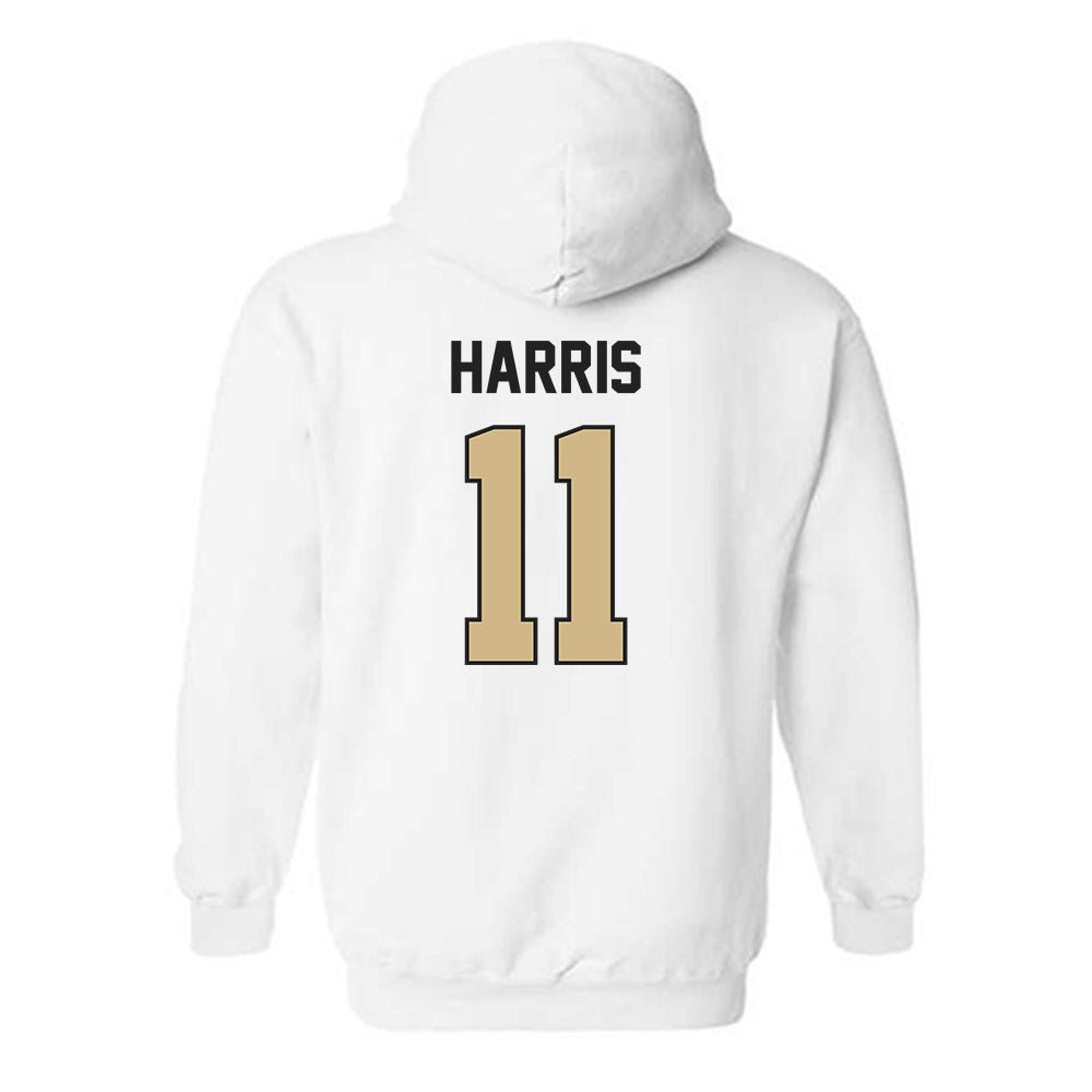 Purdue - NCAA Football : TraMar Harris - Classic Shersey Hooded Sweatshirt-1