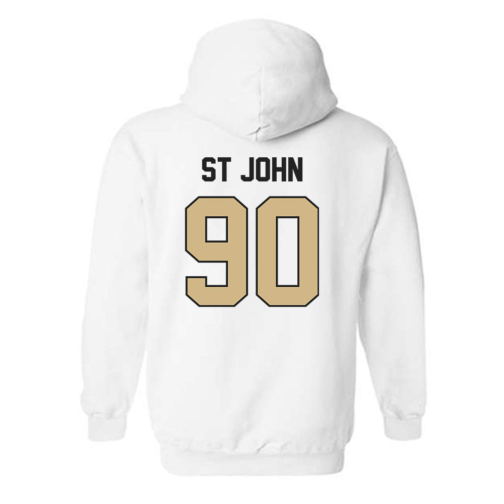 Purdue - NCAA Football : Elijah St John - Classic Shersey Hooded Sweatshirt-1