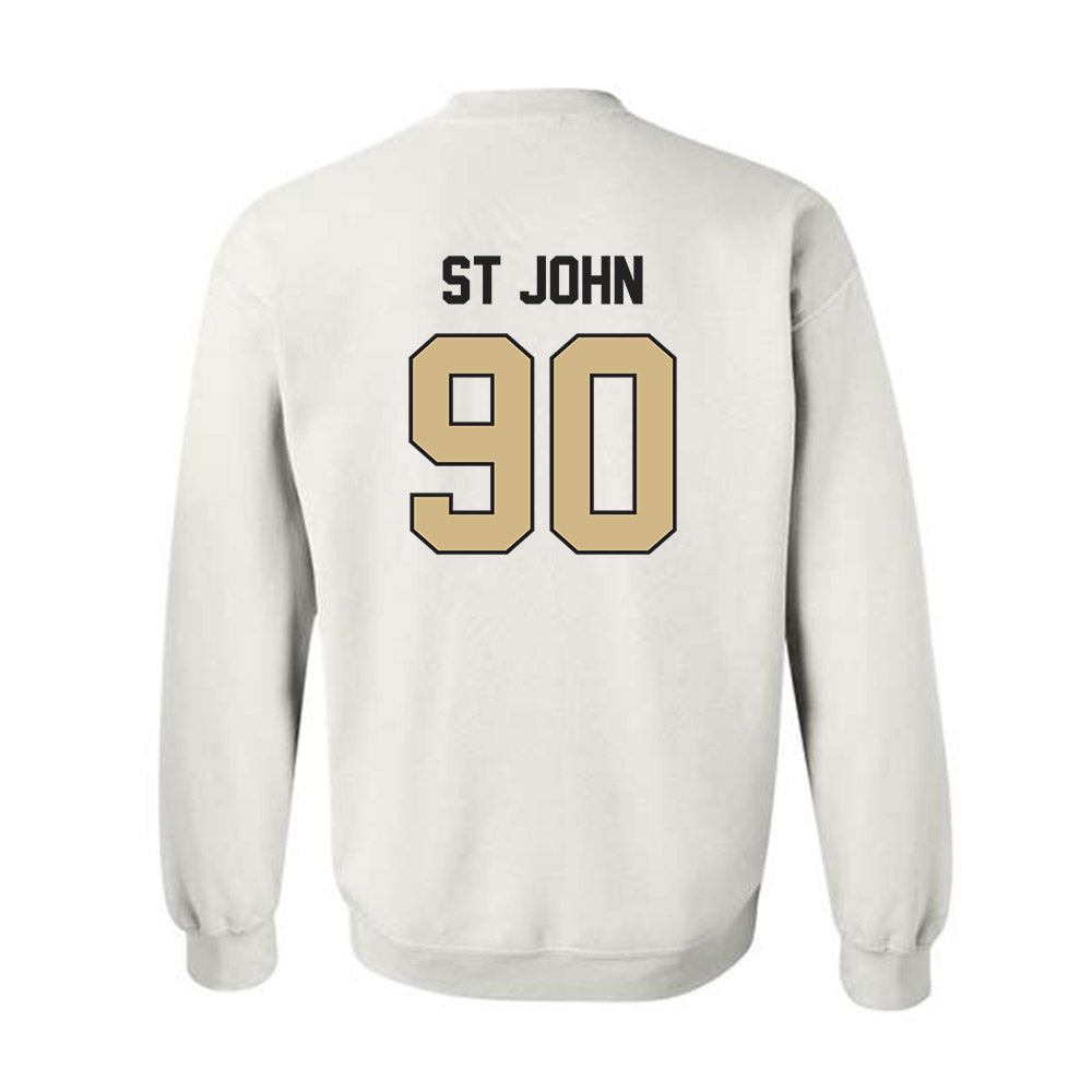 Purdue - NCAA Football : Elijah St John - Classic Shersey Crewneck Sweatshirt-1