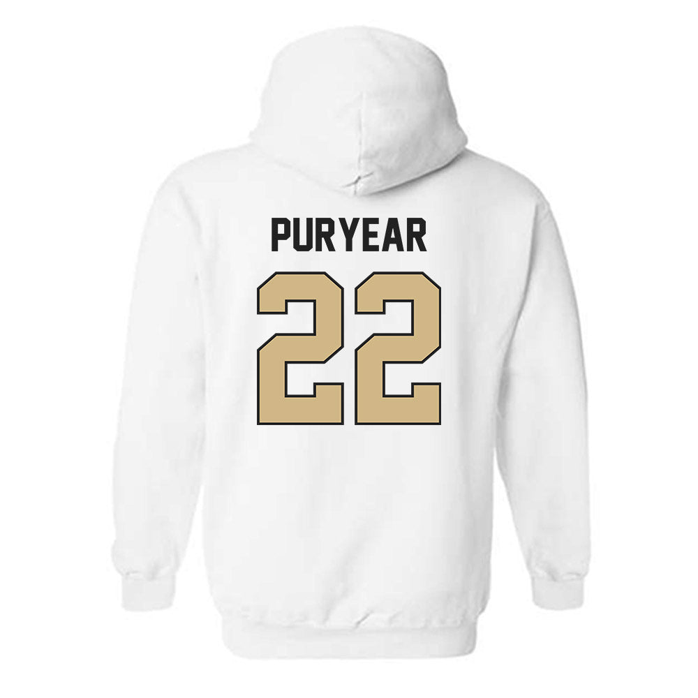 Purdue - NCAA Women's Basketball : Kendall Puryear - Classic Shersey Hooded Sweatshirt-1