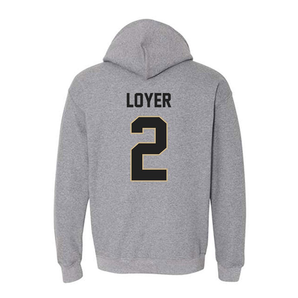 Purdue - NCAA Men's Basketball : Fletcher Loyer - Classic Shersey Hooded Sweatshirt-1