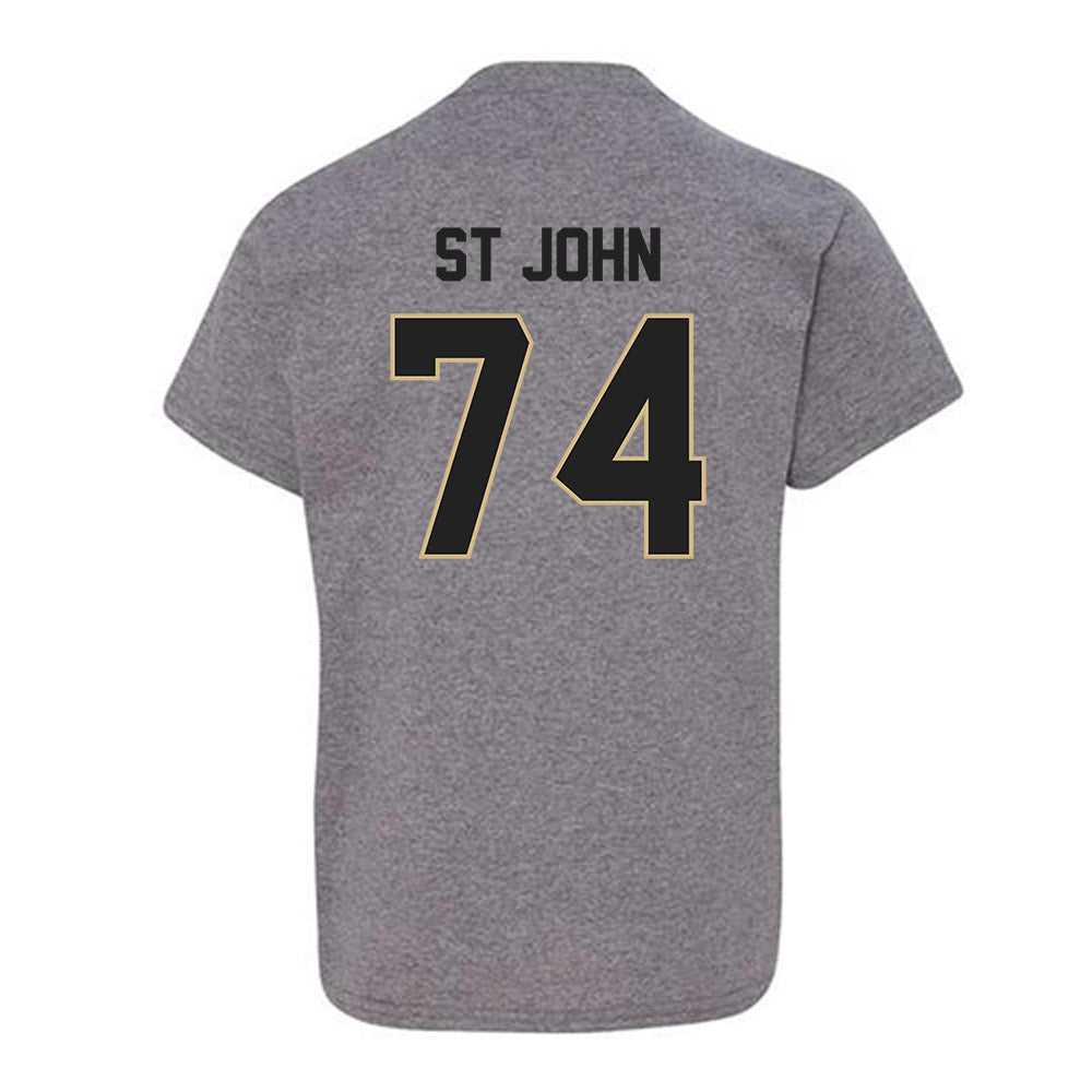 Purdue - NCAA Football : Jalen St John - Classic Shersey Youth T-Shirt-1
