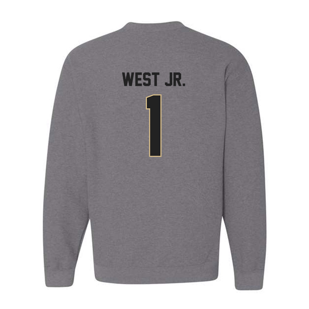 Purdue - NCAA Men's Basketball : Antione West Jr. - Classic Shersey Crewneck Sweatshirt-1