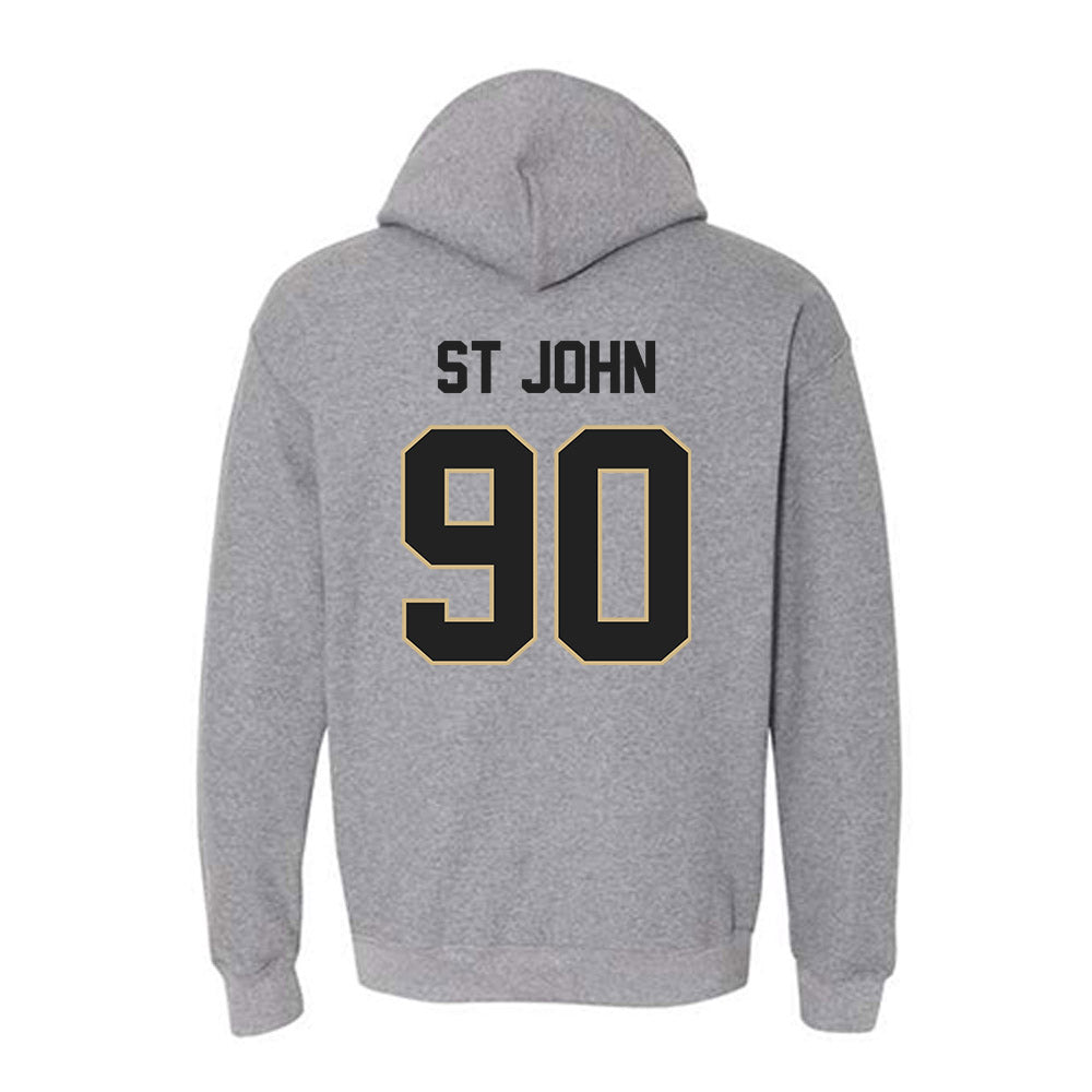 Purdue - NCAA Football : Elijah St John - Classic Shersey Hooded Sweatshirt-1