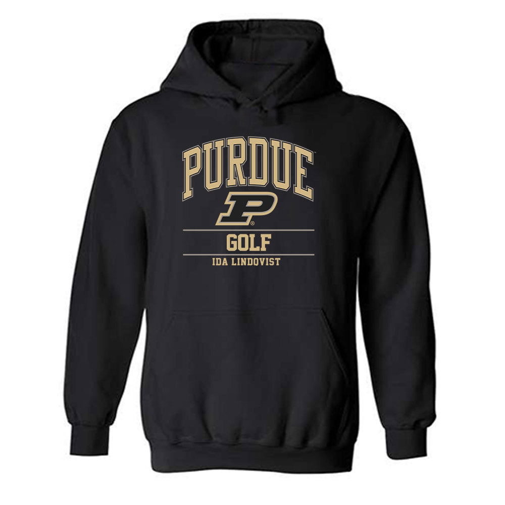 Purdue - NCAA Women's Golf : Ida Lindqvist - Classic Fashion Shersey Hooded Sweatshirt-0
