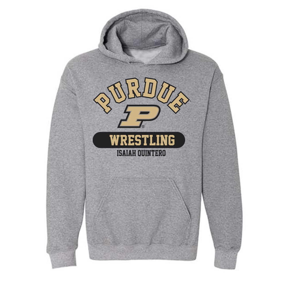 Purdue - NCAA Wrestling : Isaiah Quintero - Classic Fashion Shersey Hooded Sweatshirt