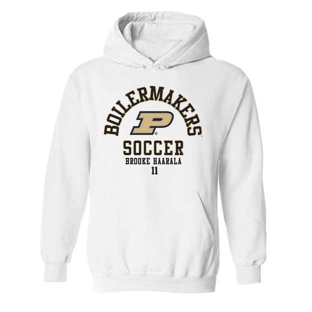 Purdue - NCAA Women's Soccer : Brooke Haarala - Classic Fashion Shersey Hooded Sweatshirt