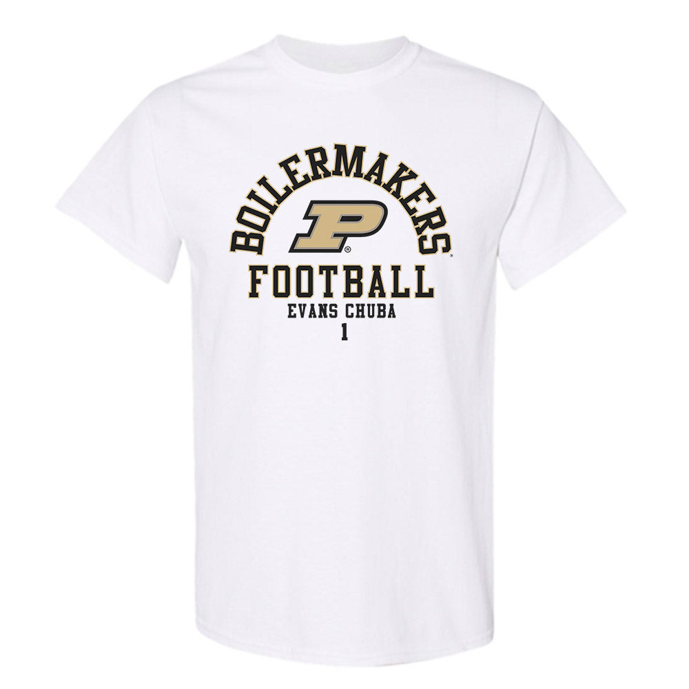 Purdue - NCAA Football : Evans Chuba - Classic Fashion Shersey T-Shirt-0