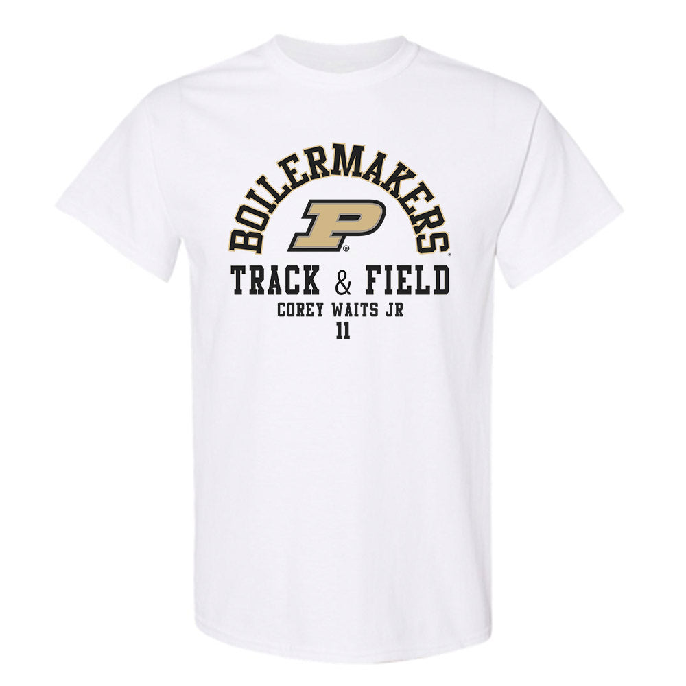 Purdue - NCAA Men's Track & Field : Corey Waits Jr - Classic Fashion Shersey T-Shirt-0
