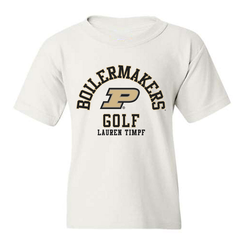 Purdue - NCAA Women's Golf : Lauren Timpf - Classic Fashion Shersey Youth T-Shirt-0