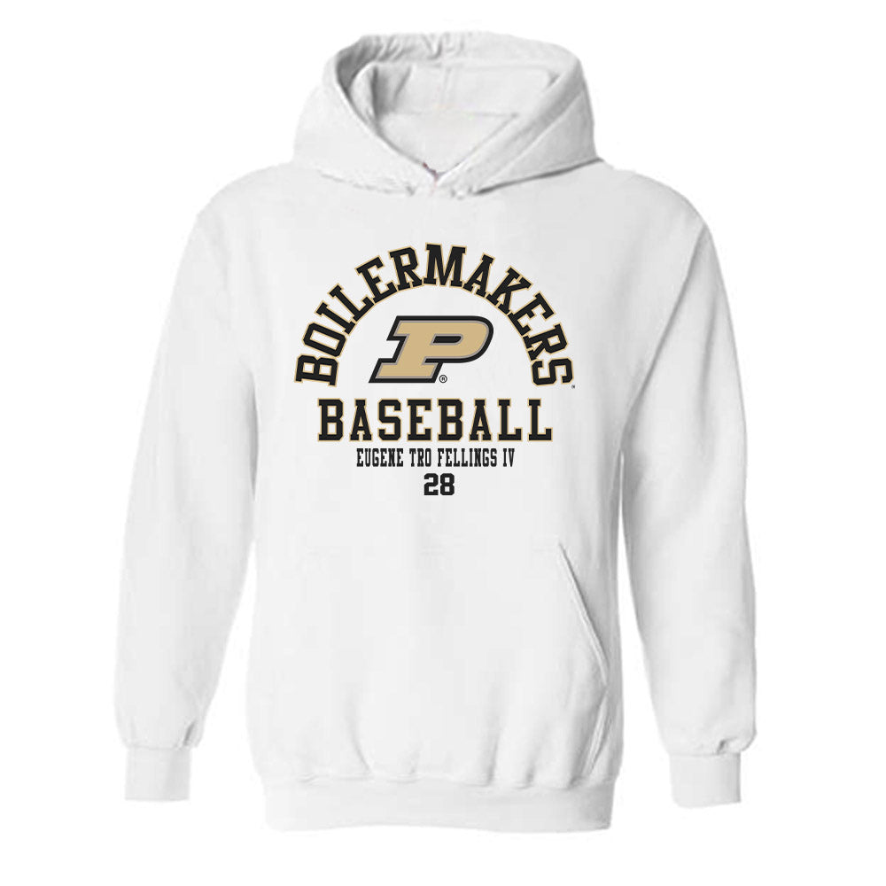 Purdue - NCAA Baseball : Eugene Tro Fellings IV - Classic Fashion Shersey Hooded Sweatshirt-0