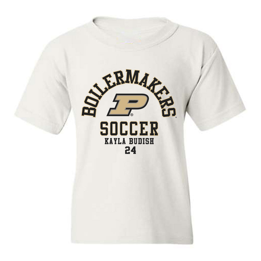 Purdue - NCAA Women's Soccer : Kayla Budish - Classic Fashion Shersey Youth T-Shirt