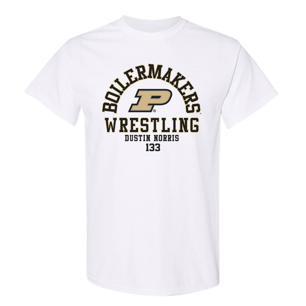 Purdue - NCAA Wrestling : Dustin Norris - Classic Fashion Shersey T-Shirt-0