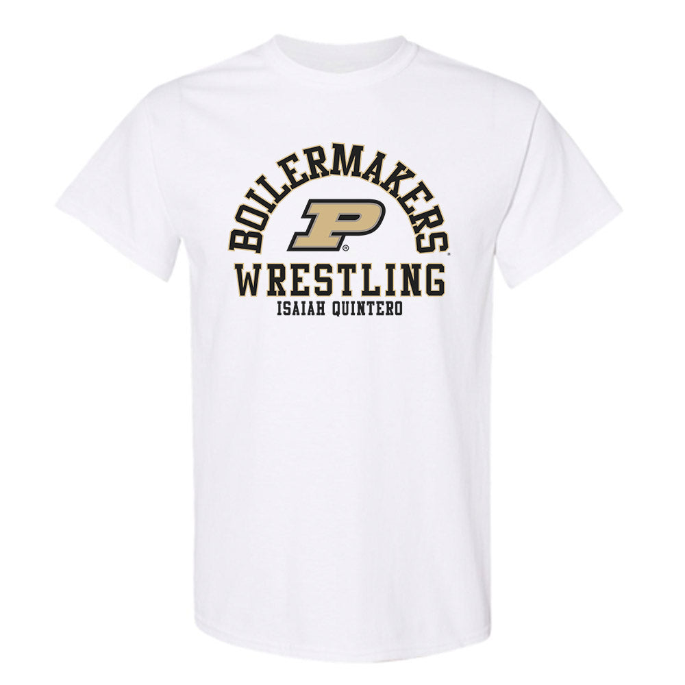 Purdue - NCAA Wrestling : Isaiah Quintero - Classic Fashion Shersey T-Shirt