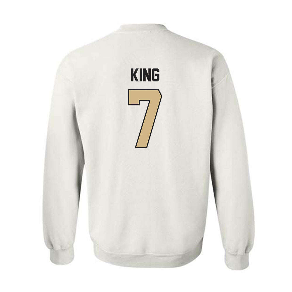 Purdue - NCAA Men's Basketball : Samuel King - Crewneck Sweatshirt-1