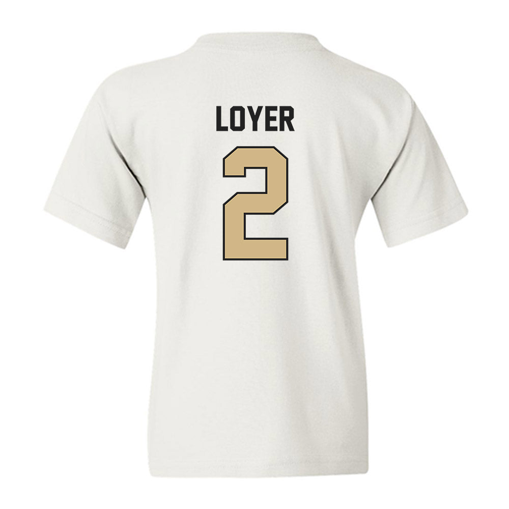 Purdue - NCAA Men's Basketball : Fletcher Loyer - Youth T-Shirt-1