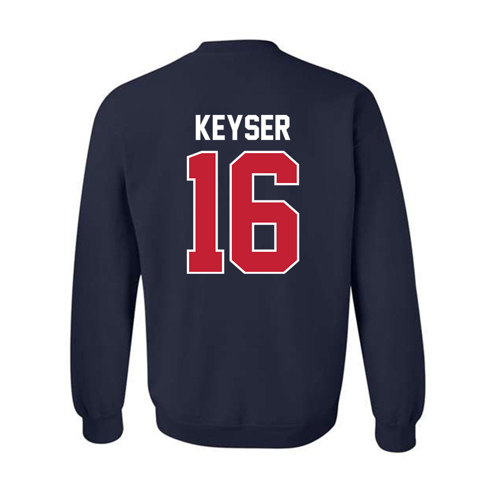 St. Johns - NCAA Men's Lacrosse : Maclin Keyser - Classic Shersey Crewneck Sweatshirt-1