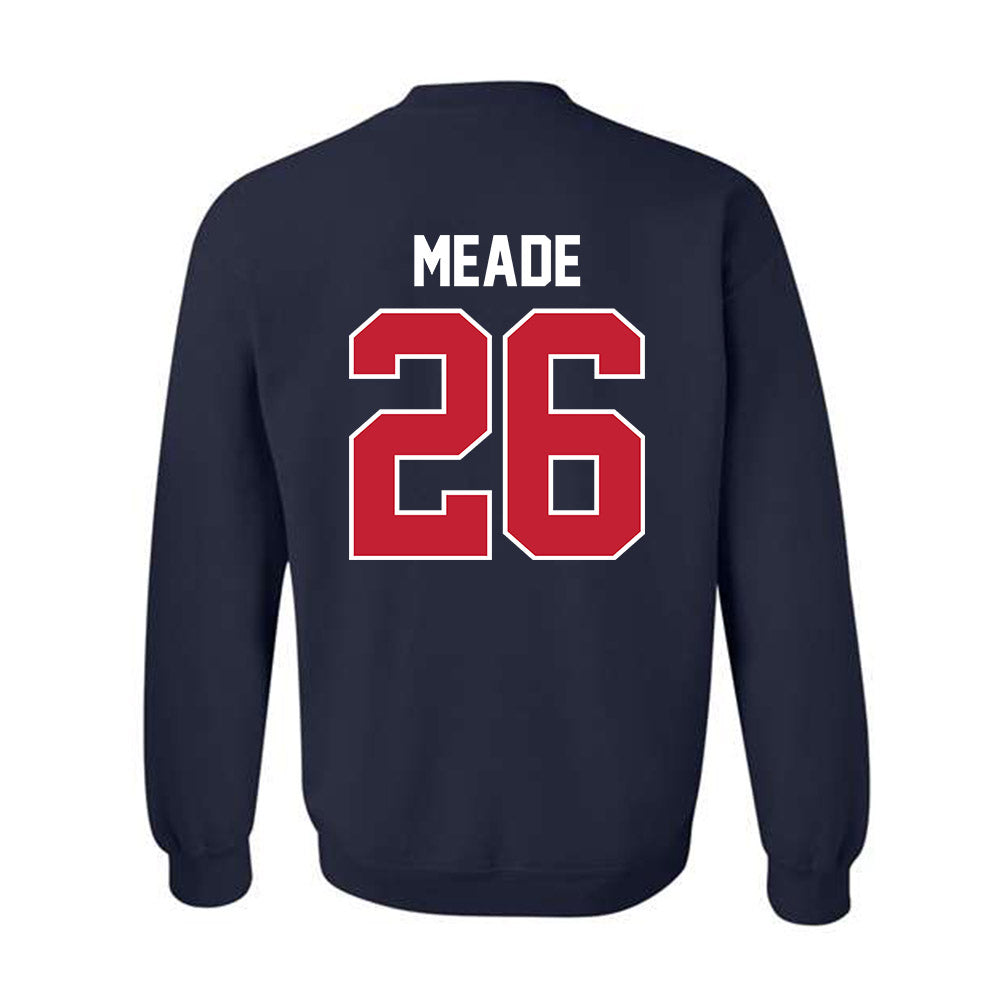 St. Johns - NCAA Men's Lacrosse : Tyson Meade - Classic Shersey Crewneck Sweatshirt-1