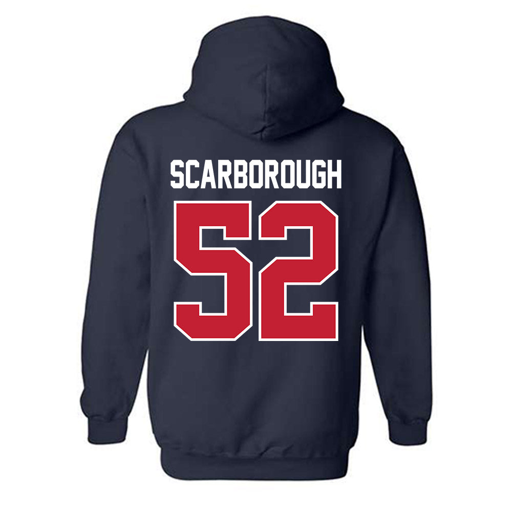 St. Johns - NCAA Men's Lacrosse : Patrick Scarborough - Classic Shersey Hooded Sweatshirt-1