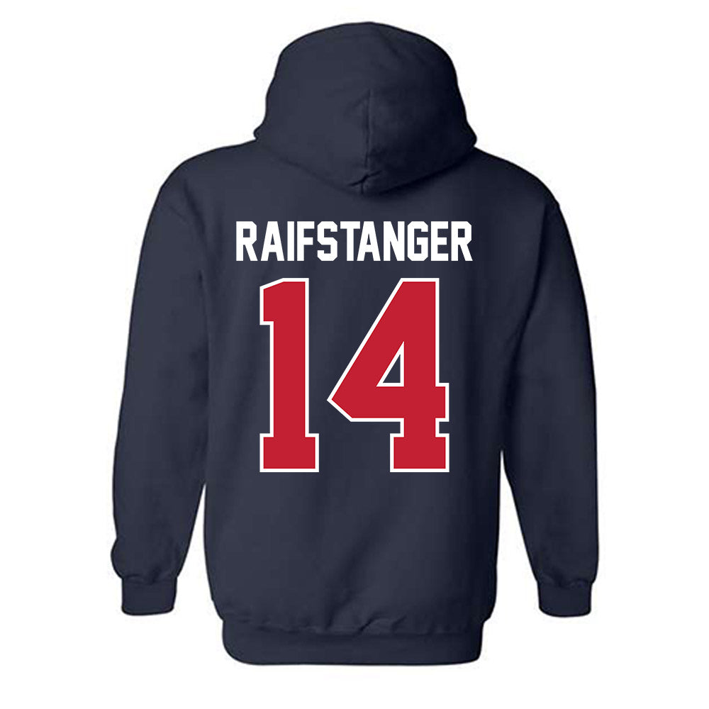 St. Johns - NCAA Baseball : Jayder Raifstanger - Classic Shersey Hooded Sweatshirt-1