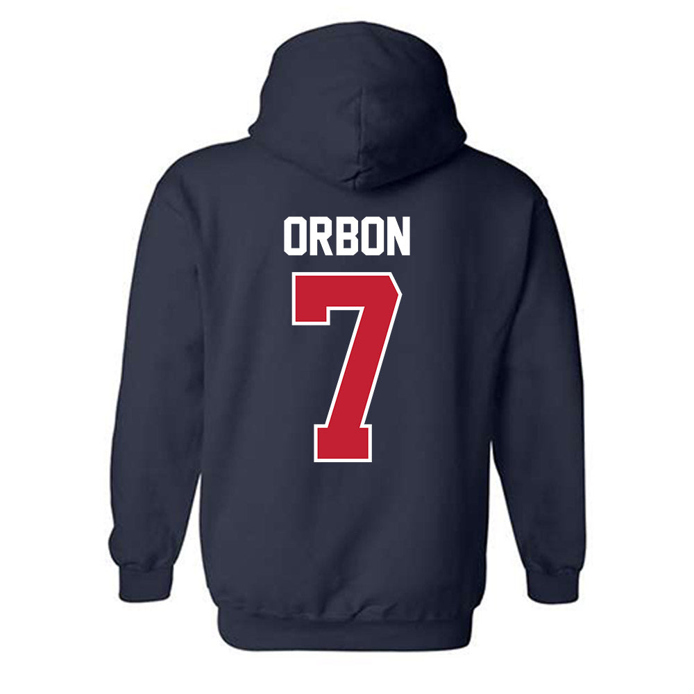 St. Johns - NCAA Baseball : Luke Orbon - Classic Shersey Hooded Sweatshirt