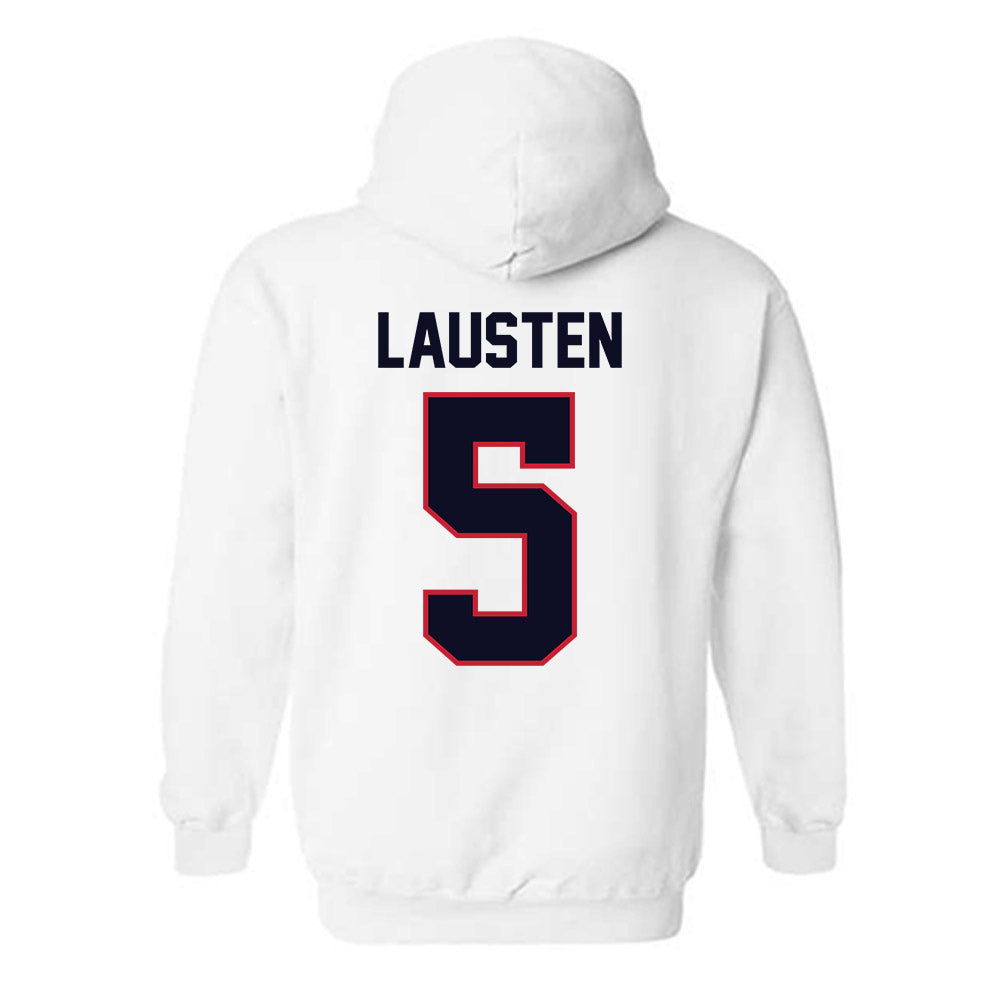 St. Johns - NCAA Baseball : Aj Lausten - Classic Shersey Hooded Sweatshirt-1