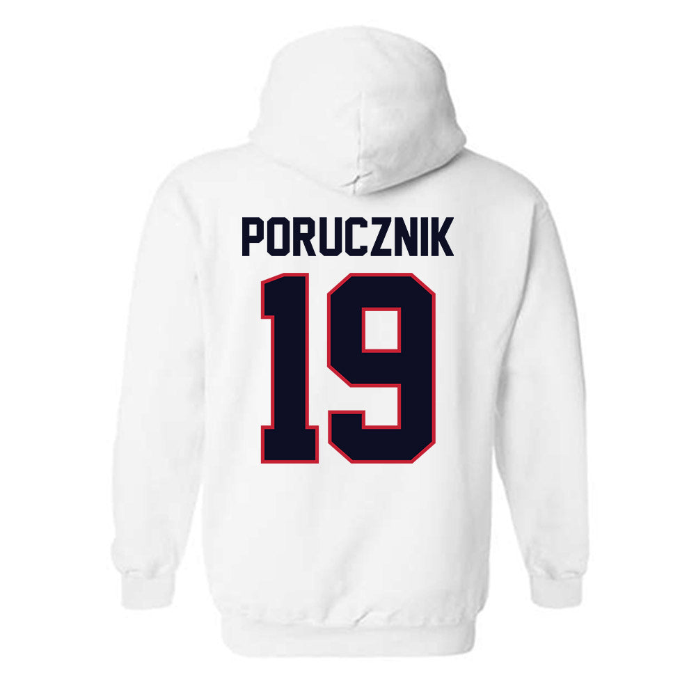 St. Johns - NCAA Men's Soccer : Andrew Porucznik - Classic Shersey Hooded Sweatshirt-1