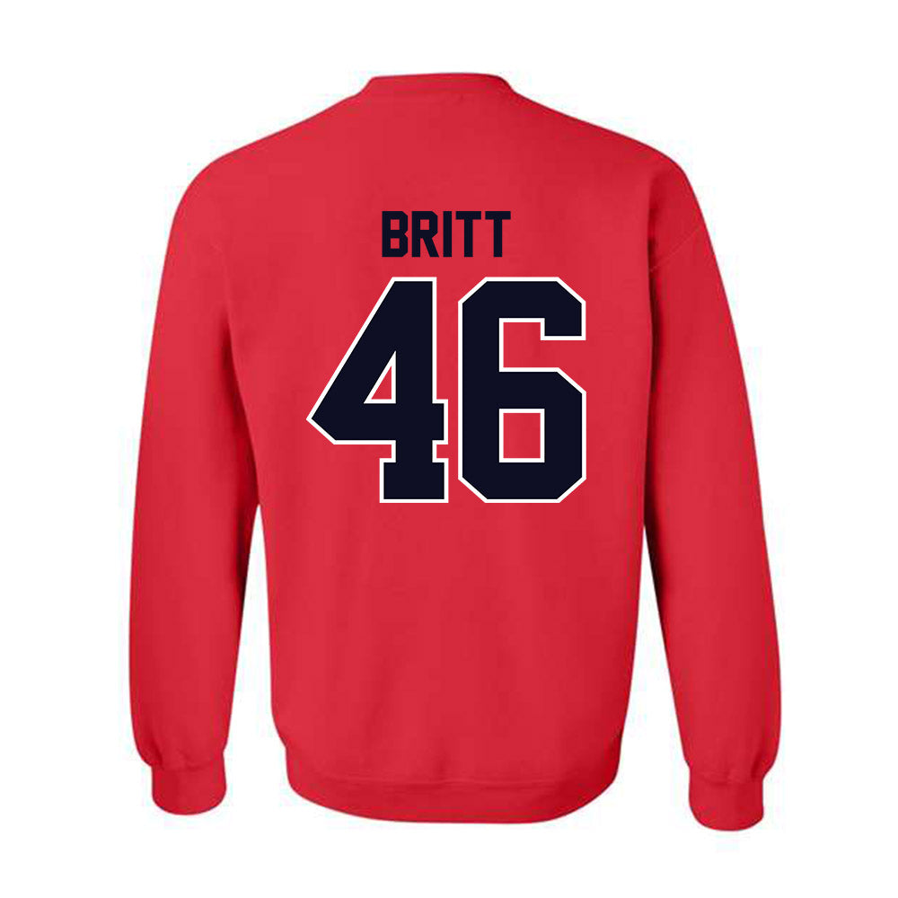 St. Johns - NCAA Baseball : Sean Britt - Classic Shersey Crewneck Sweatshirt-1
