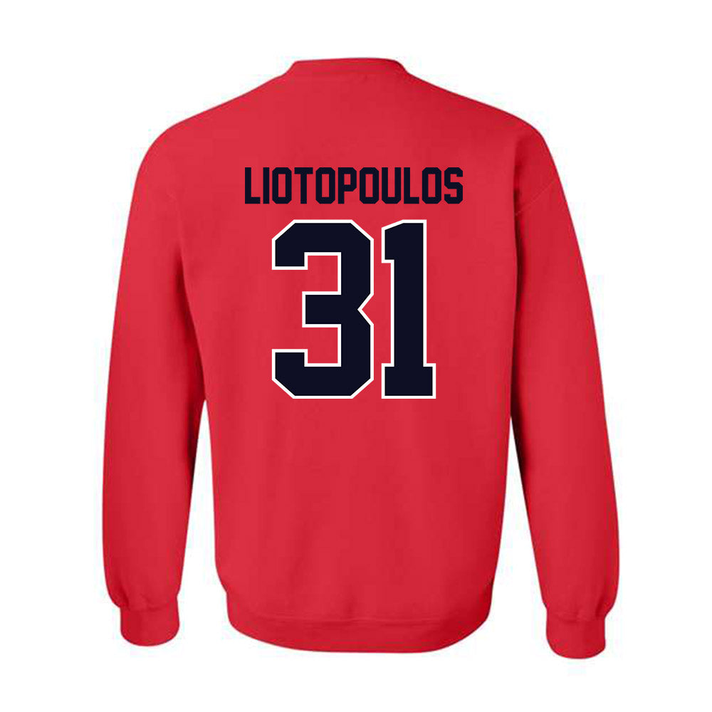 St. Johns - NCAA Men's Basketball : Lefteris Liotopoulos - Classic Shersey Crewneck Sweatshirt-1