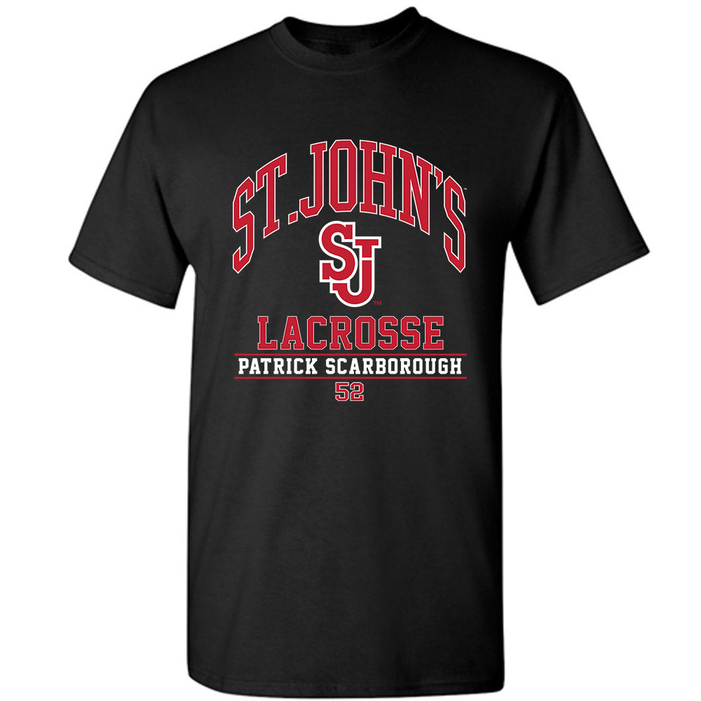 St. Johns - NCAA Men's Lacrosse : Patrick Scarborough - Classic Fashion Shersey T-Shirt-0