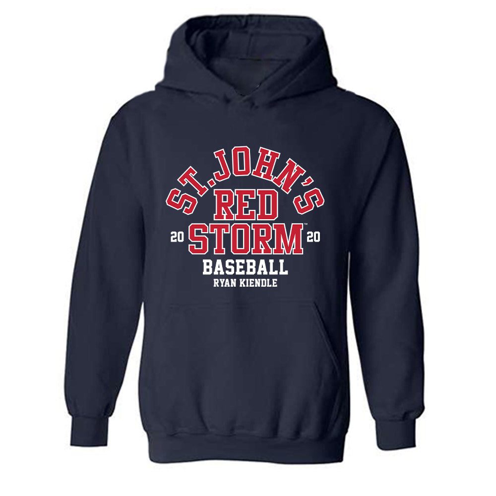 St. Johns - NCAA Baseball : Ryan Kiendle - Classic Fashion Shersey Hooded Sweatshirt-0