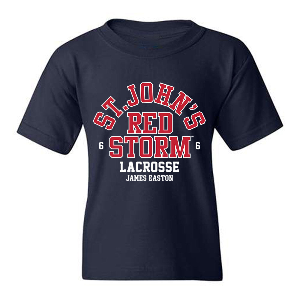 St. Johns - NCAA Men's Lacrosse : James Easton - Classic Fashion Shersey Youth T-Shirt-0
