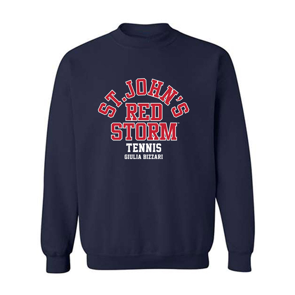 St. Johns - NCAA Women's Tennis : Giulia Bizzari - Classic Fashion Shersey Crewneck Sweatshirt-0